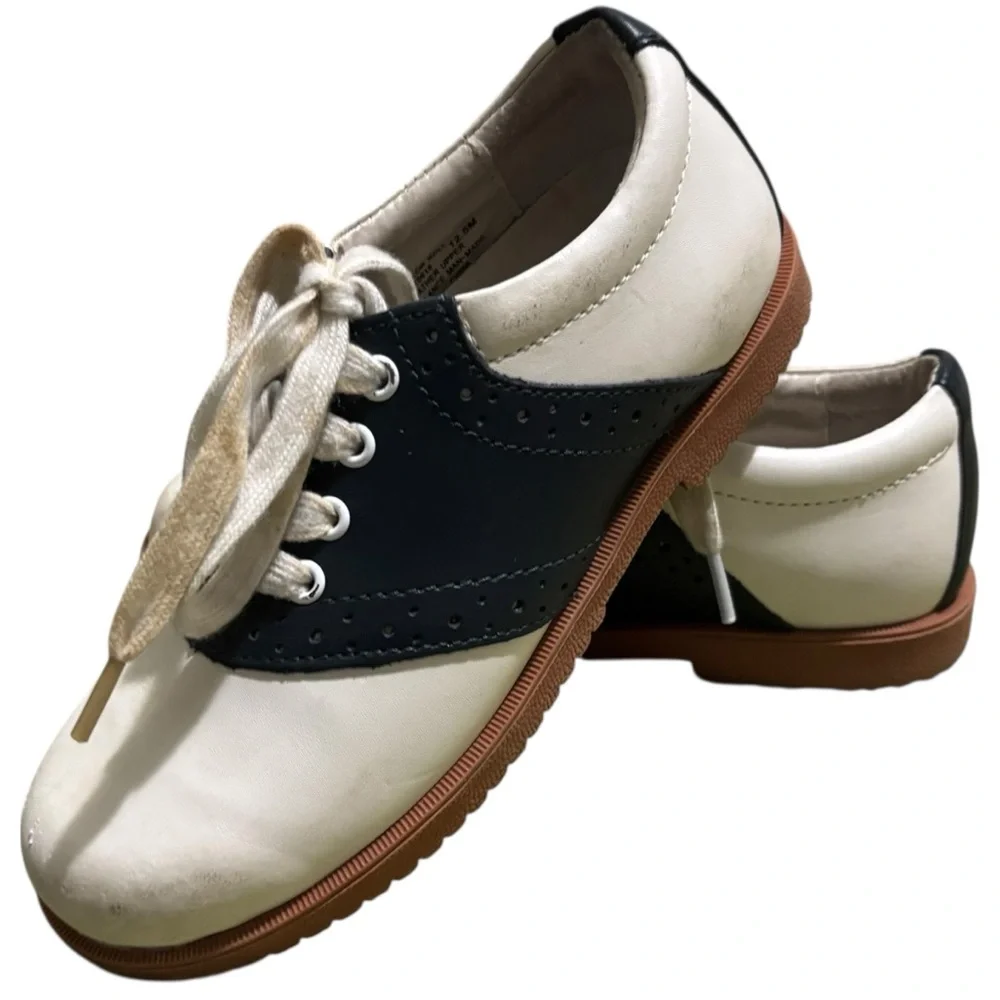 Academie Gear Girl’s Honor Roll Cheer Oxford saddle uniform shoes size 12.5